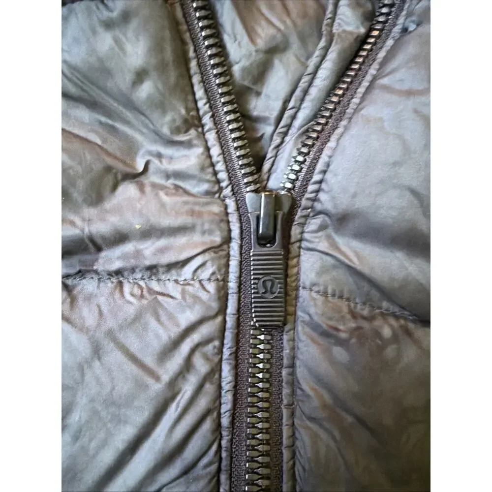 Lululemon Pack It Down Diamond Dye Hooded Vest Size 8
